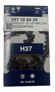 10" / 39DL H37 Chamfer-Chisel Chainsaw Chain 3/8" Pitch .050" Gauge Mini